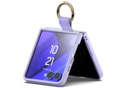 Étui Mercury Gold Ring pour Samsung Galaxy Z Flip7 liliowy fiolet