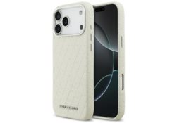 Étui Karl Lagerfeld FW Stamped Karl      MagSafe pour iPhone 17 Pro Max beige KLHMP17XPGKLFOFE