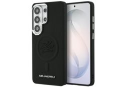 Étui Karl Lagerfeld Embossed Ring        Initials MagSafe pour Samsung Galaxy S26 Ultra noir KLHMS26LPGFKLRDK