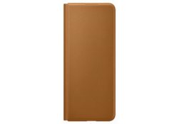 Étui Samsung EF-FF926LAEGWW Z Fold 3camel Leather Filp Cover EF-FF926LAEGWW