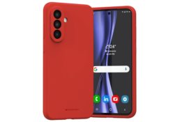 Étui Mercury Silicone pour Samsung Galaxy  A36 rouge