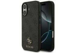 Étui Guess 4G Small Classic Logo MagSafe pour iPhone 17 noir GUHMP17SP4SM4MK