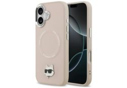 Étui Karl Lagerfeld Choupette Pin        MagSafe pour iPhone 17 rose KLHMP17SPSMLRCHP