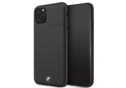 Étui hardcase BMW BMHCN65PELBK iPhone 11 Pro Max noir/black Signature Horizontal Lines BMHCN65PELBK