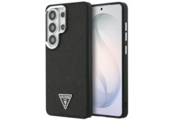 Étui Guess Fixed Glitter Triangle        MagSafe pour Samsung Galaxy S26 Ultra noir GUHMS26LPFGTSCMK