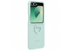 Étui Samsung EF-PF741TMEGWW Z Flip6 F741 / Z Flip7 FE menthe/mint Silicone Case with Ring EF-PF741TMEGWW