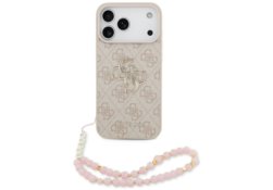 Étui Guess 4G Strap 4G Classic Logo pour   iPhone 17 Pro Max rose GUHCP17XP4GMGSP
