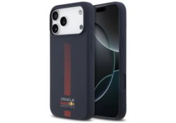 Étui Red Bull Silicone Powerbar MagSafe  pour iPhone 17 Pro Max bleu marine RBHMP17X24SIVGSV