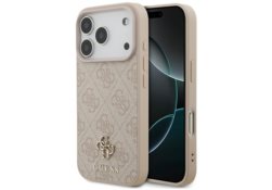 Étui Guess 4G Small 4G and Classic       MagSafe pour iPhone 17 Pro rose GUHMP17LP4SM4MP