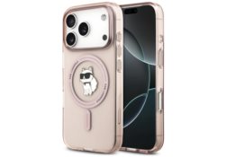 Étui Karl Lagerfeld IML Choupette        MagSafe pour iPhone 17 Pro rose KLHMP17LHFCCNOP