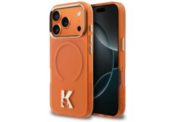 Étui Karl Lagerfeld IML K Head Logo      MagSafe pour iPhone 17 Pro Max orange KLHMP17X5HTMKHpour
