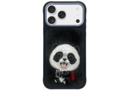 Étui Nimmy Big Eyed Pet 2.0 Panda pour     iPhone 17 Pro noir N-XDY-IP17-Pro-06A