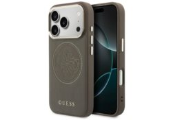 Étui Guess Perforated 4G MagSafe pour      iPhone 17 Pro marron GUHMP17L5PG4SRGW