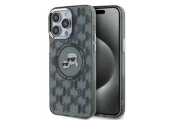 Karl Lagerfeld KLHMP15XHMCKMHK iPhone 15Pro Max 6.7"" noir/black IML Monogram Karl&Choupette Head MagSafe KLHMP15XHMCKMHK