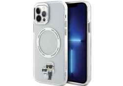 Karl Lagerfeld KLHMP12MHNKCIT iPhone 12/12 Pro 6.1"" hardcase transparent Iconic Karl&Choupette Magsafe KLHMP12MHNKCIT