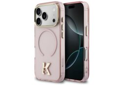 Étui Karl Lagerfeld IML K Head Logo      MagSafe pour iPhone 17 Pro Max rose KLHMP17X5HTMKHDP