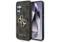 Étui Guess Big 4G Logo Classic Logo pour   Samsung Galaxy S25+ marron GUHCS25M4GMGBR