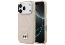 Étui Karl Lagerfeld Choupette Pin        MagSafe pour iPhone 17 Pro rose KLHMP17LPSMLRCHP