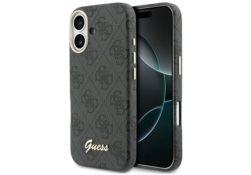 Étui Guess 4G Script MagSafe pour iPhone   17 noir GUHMP17S5P4FWMSK