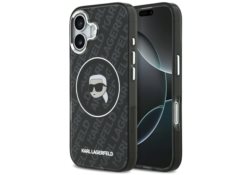 Étui Karl Lagerfeld IML Karl Head Logo   MagSafe pour iPhone 17 noir KLHMP17SHMKBKHOK
