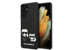 Karl Lagerfeld KLHCS21LPCUSKCBK S21Ultra G998 noir/black hardcase Ikonik Karl & Choupette KLHCS21LPCUSKCBK
